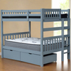 Bunk Bed End Ladder Twin over Twin Grey