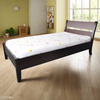 Sleigh Solid Wood Bed Espresso