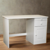 Solid Wood Soft Close Drawers Desk White