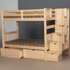 Bunk Bed Staircase Twin over Twin Natural