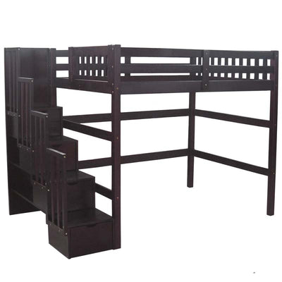 Scanica stairway deals full loft bed